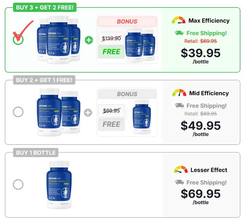 Arthro MD+ Pricing